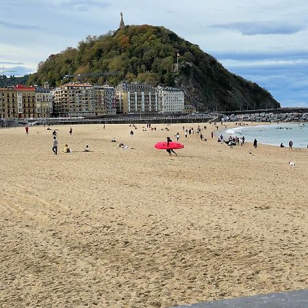 Usandizaga Apartment, Second Line Beach, Free Parking San Sebastian Bagian luar foto