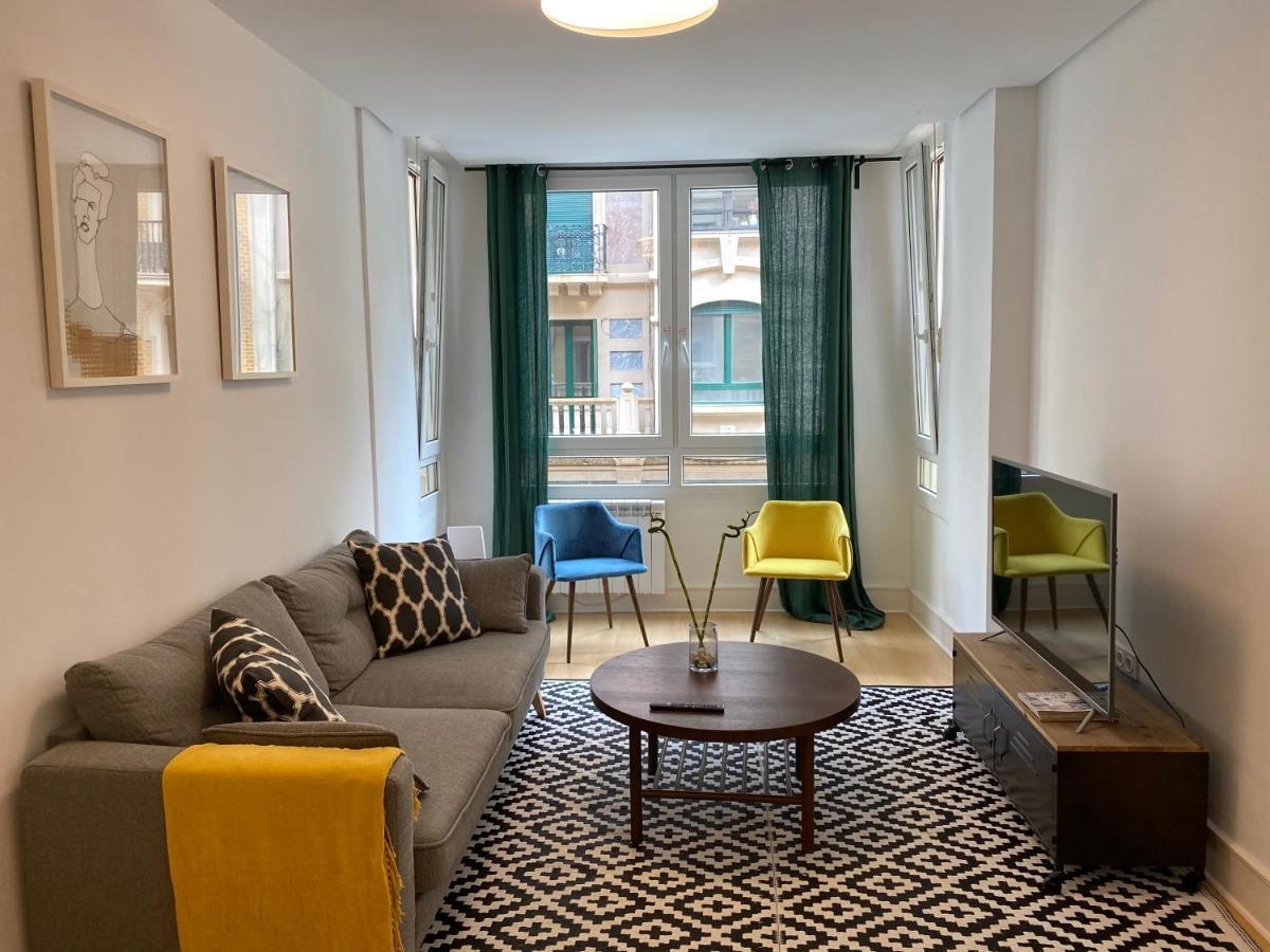 Usandizaga Apartment, Second Line Beach, Free Parking San Sebastian Bagian luar foto
